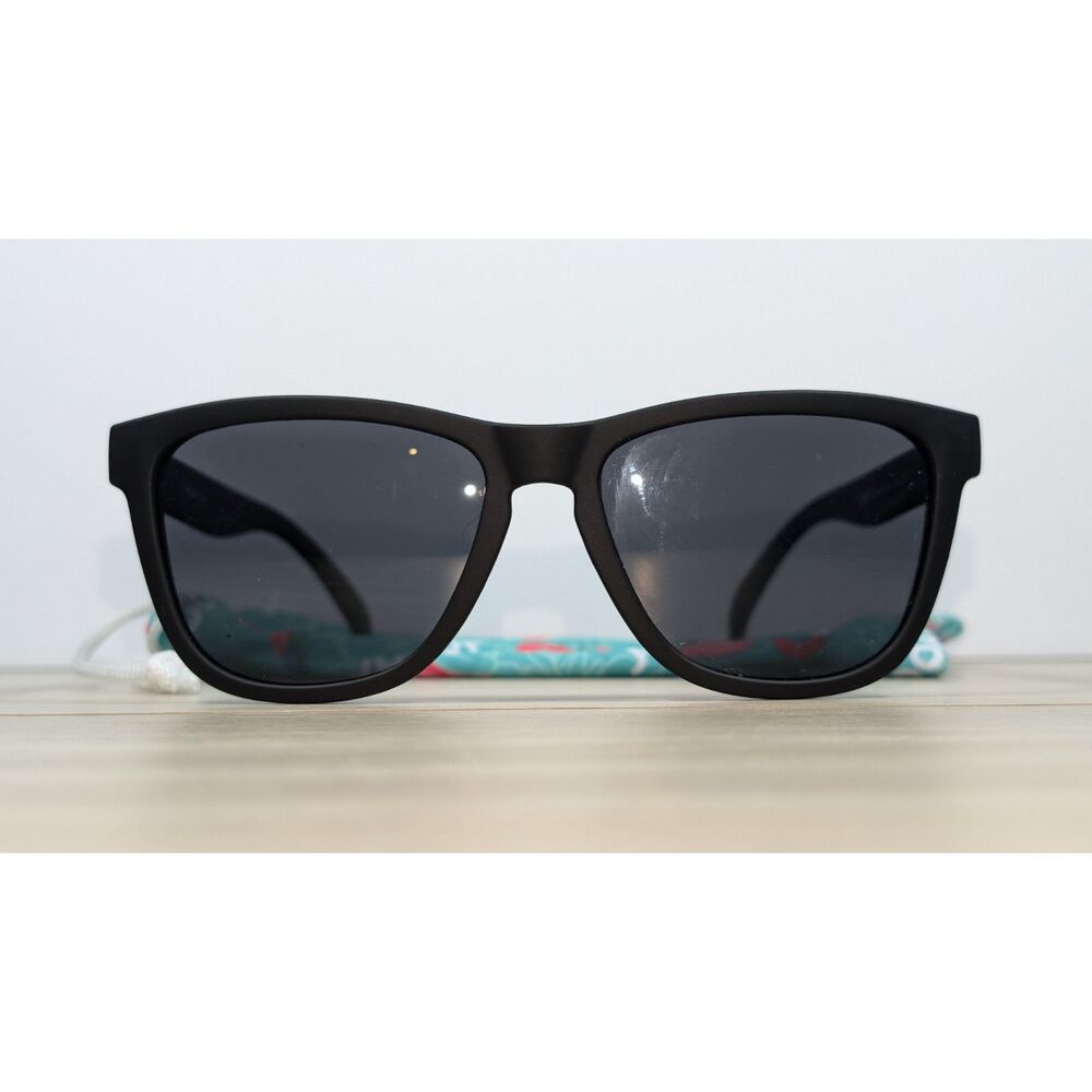 Goodr A Ginger's Soul Sunglasses Black Frame Running Shades w Pouch